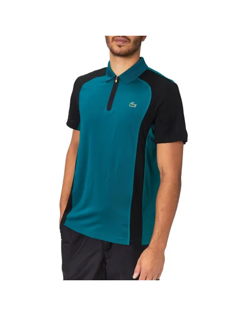 Polo Lacoste Dh9270 Y3e Danube/Black | Ofertas de pádel